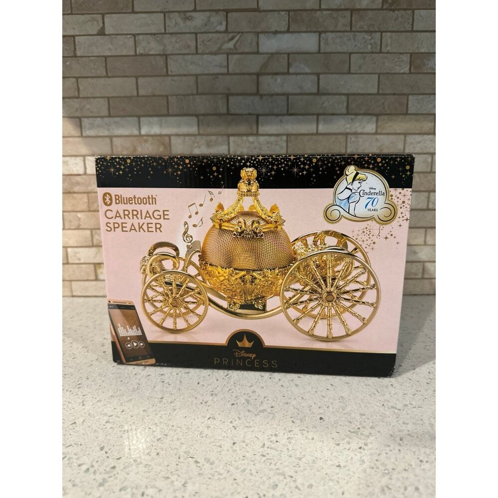 Bluetooth Portable Speaker for Audio Streaming Girl Princess Cinderella Carriage - Picture 2 of 3